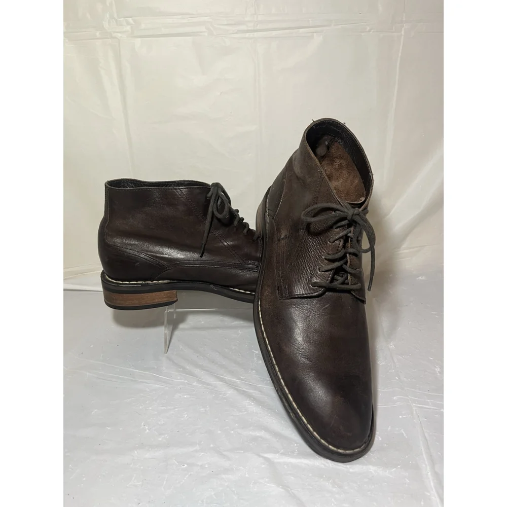 Cole Haan Canton Brown Leather Chukka Ankle Boot C11858 Mens 12 M Excellent_6